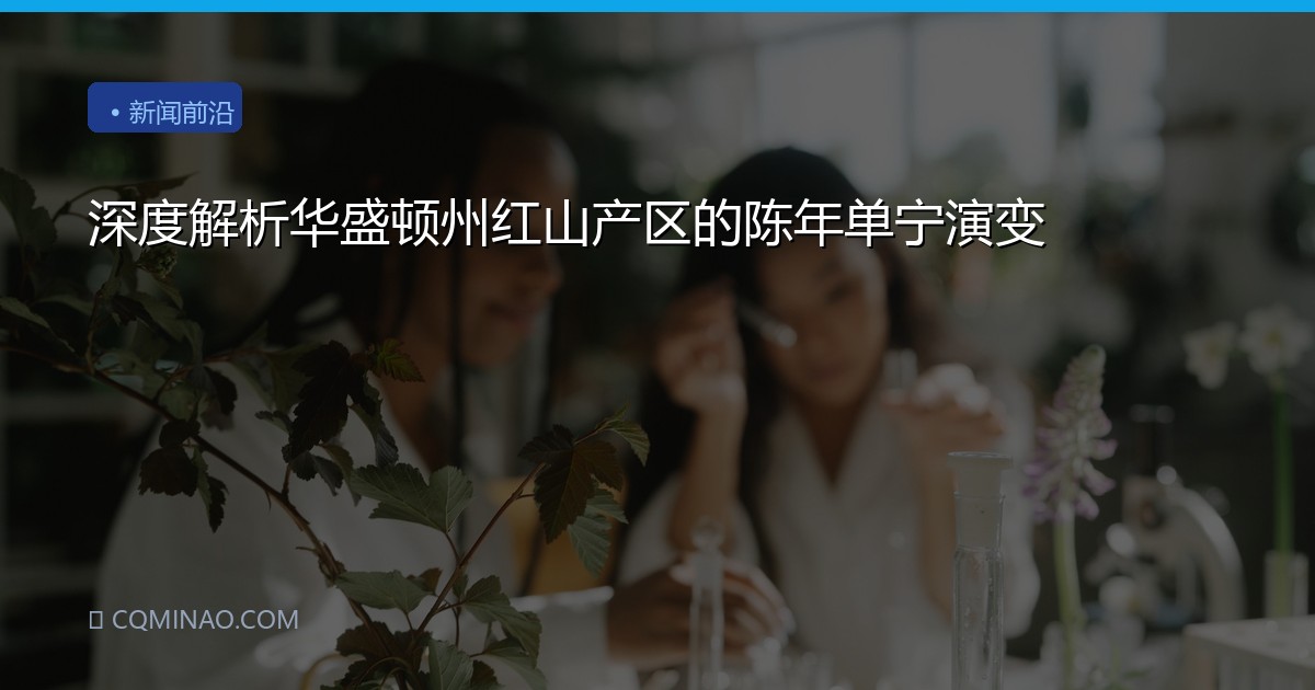 深度解析华盛顿州红山产区的陈年单宁演变